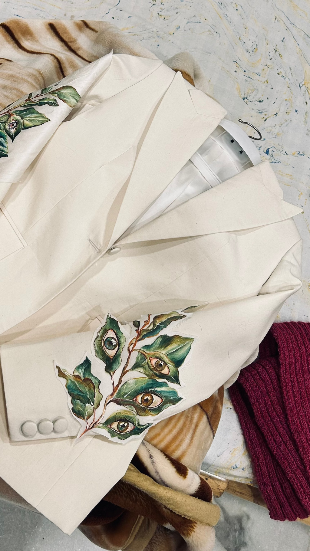 Abstract eye Blazer