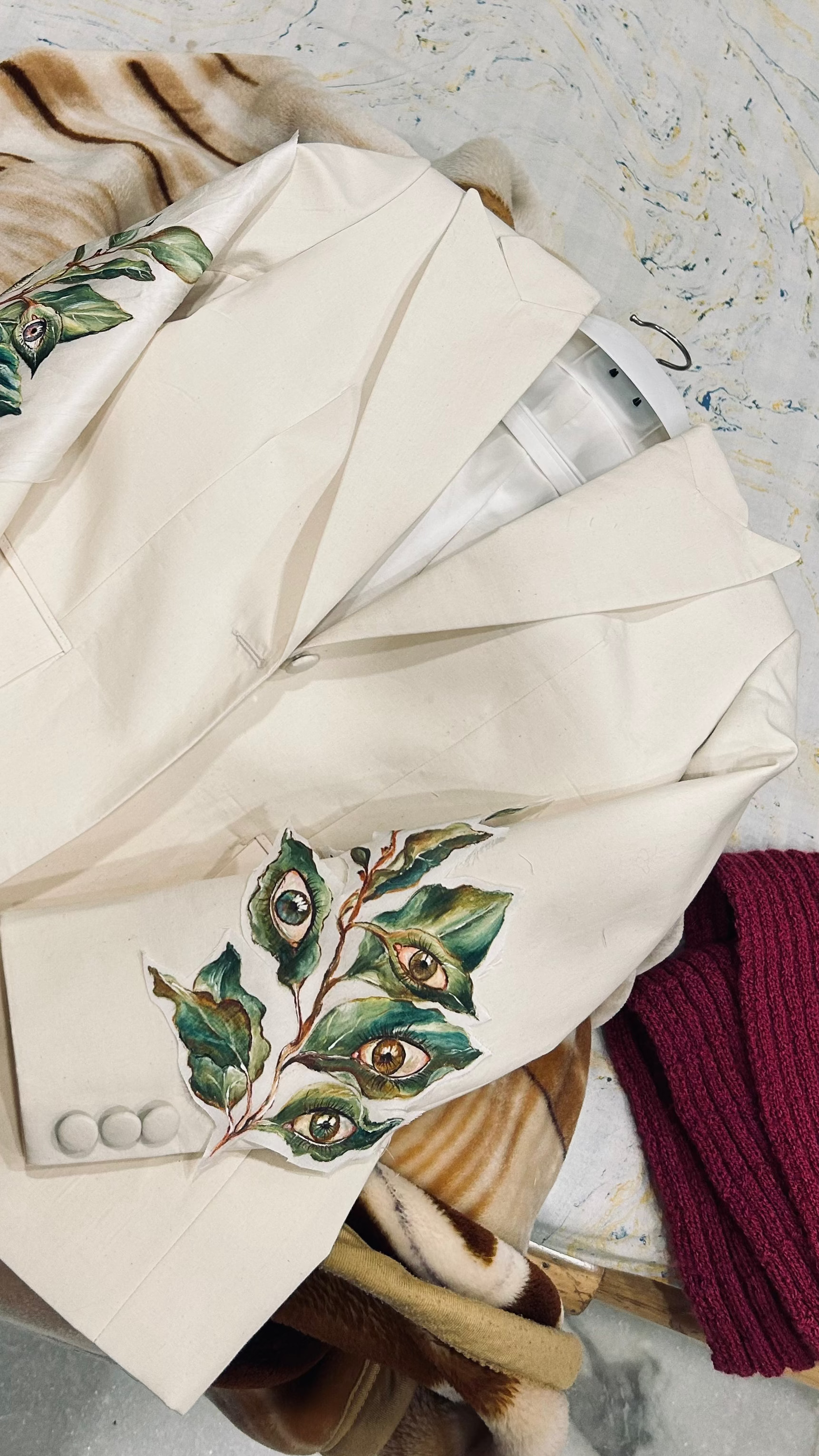 Abstract eye Blazer
